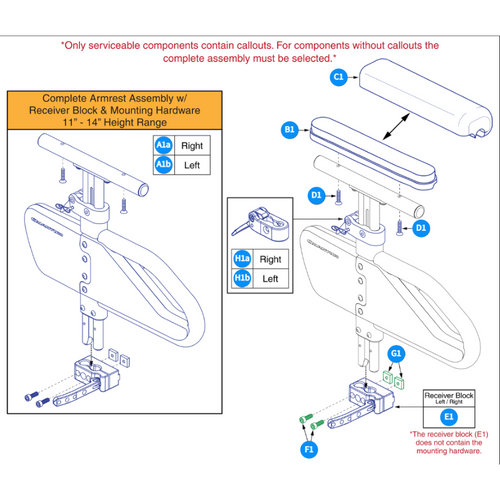 Desk Lgth,Single Post,Ht Adj Arm,11"-14"H