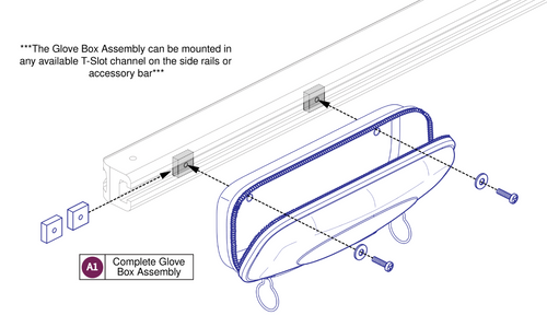 Glove Box, Channel Mounted