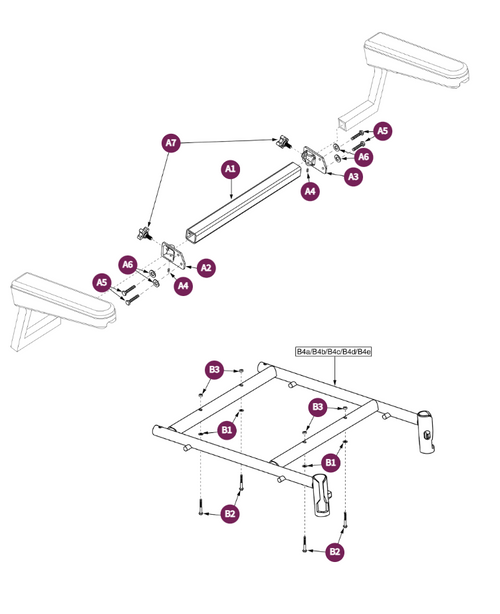 H-Frame-Pinchless Hinge-ELR SA Taper Pin 24W