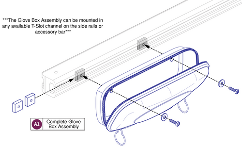 Glove Box, Channel Mounted