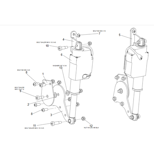 POWER BACK KIT MPS SEAT STD ARMS