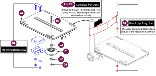 Style#8 Multi-axis Footplate, 8" x 11"
