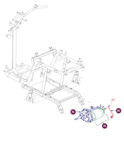 M8, 20 KHP Motor Assy, Raptor