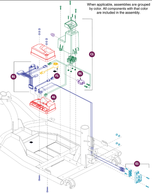 3 Wheel R-Series Controller Assy, Victory 9.2