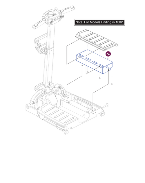 Battery, For models ending in 1002