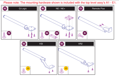 Fixed Joystick Mounts, Quantum Joysticks