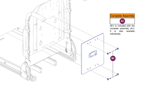 Cosmetic Cover, Static Seat with No Electronics