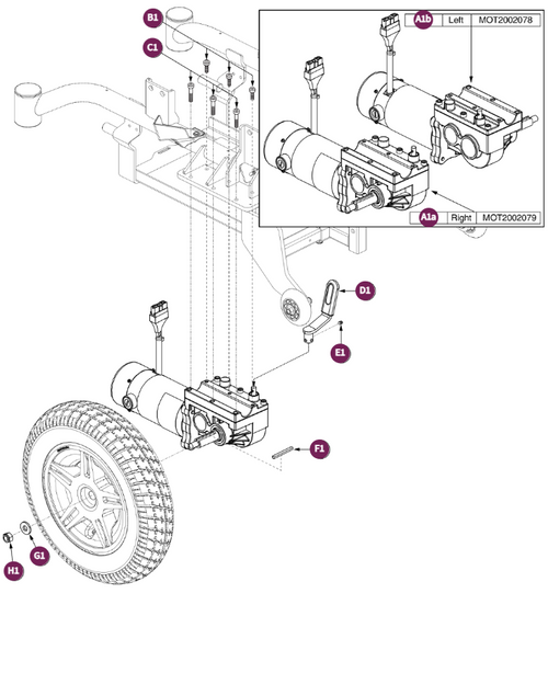 LINX Drive Motor Assy