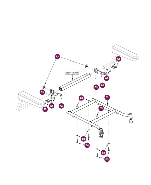 H-Frame- 16-20Wx20D,LTD Recline, ELR/SA