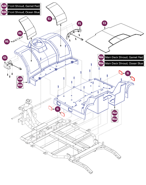4Whl Main Shroud Assy