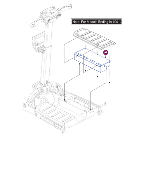 Battery, For models ending in 1001