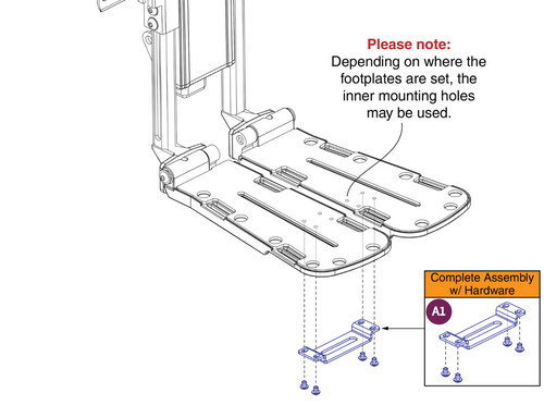 AFP/Center Mount Footplate Connection Bracket