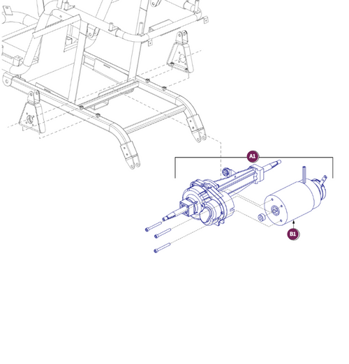 Motor Assy, BAJA Raptor 2