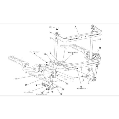 Rehab Fixed Canes ASP FLEXI Arms