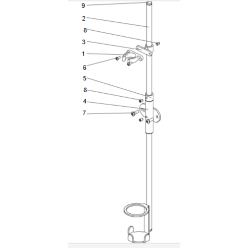CANE HOLDER KIT REHAB