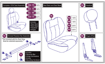 Hi-Back Vinyl, 115 LTD Recline