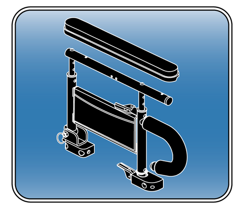 2-Post Flip-up Armrests & Armpads