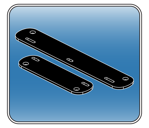 Gel Armpad Mount for Tubular Armrests