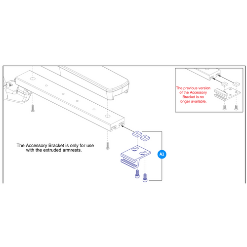 Armrest Accessory Mount,V3 FlipBack Arm,TB3