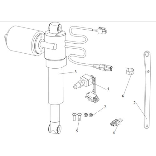 KIT TO UPDATE TSFR TILT W TILT ONLY MK1 TO MK2