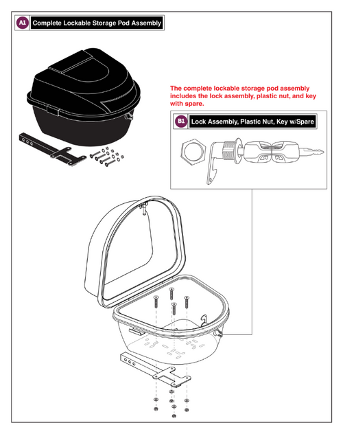 Lockable Storage Pod