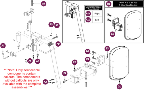 ELR Upper, 3-Hole Calf Pad Style#12