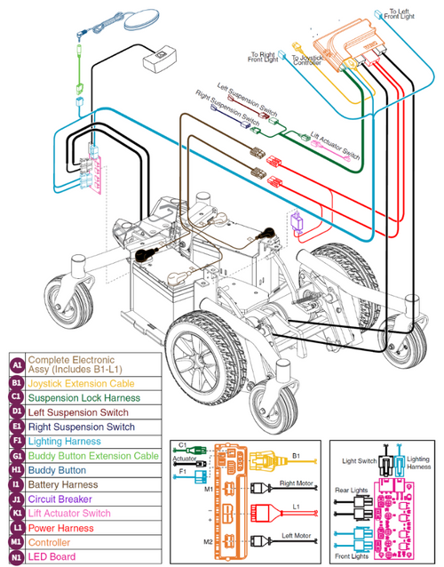VR2 Electronics Assy, Jazzy Air