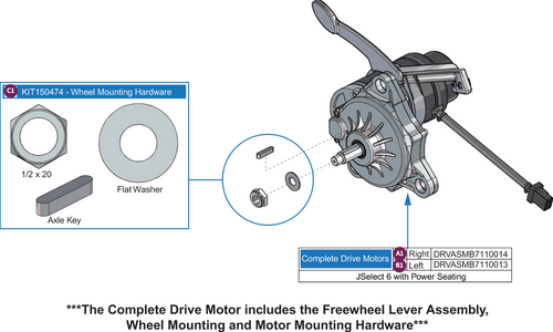 VR2 Electronics, Select 6 w/Power Seating Motor
