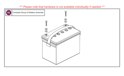 Group 24, 75AH, MK, AGM-BAT121347