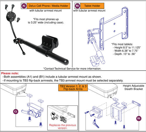 Cell Phone and Tablet Holder