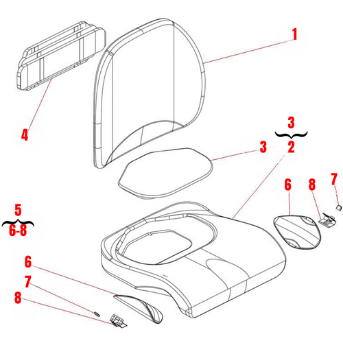 Seat-Back Cushions and Supports