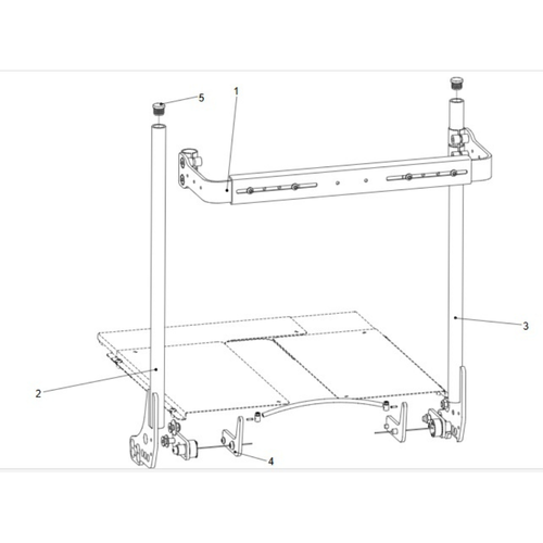 Rehab Fixed Canes ASP FF For STD Arms