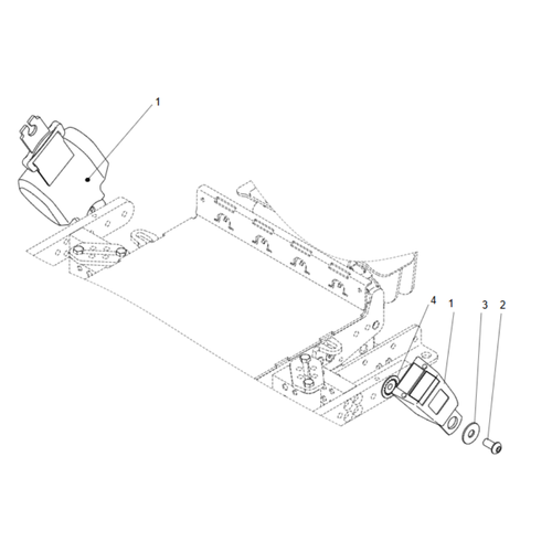 RETRACTABLE LAP BELT FOR MPS