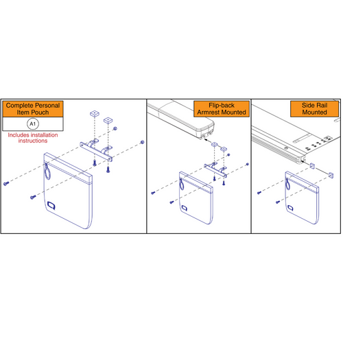 Personal Item Pouch, Quantum