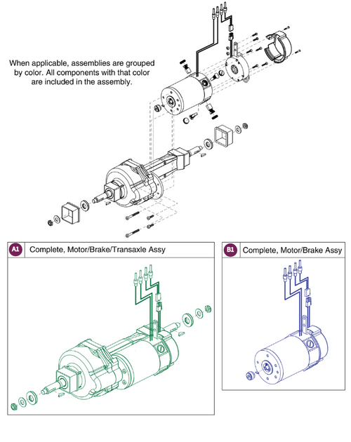 Feishen T2 Transaxle/Motor/Brake Assy
