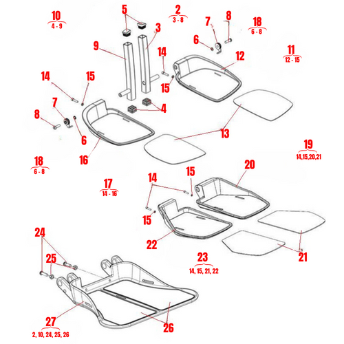 Footplate Assemblies