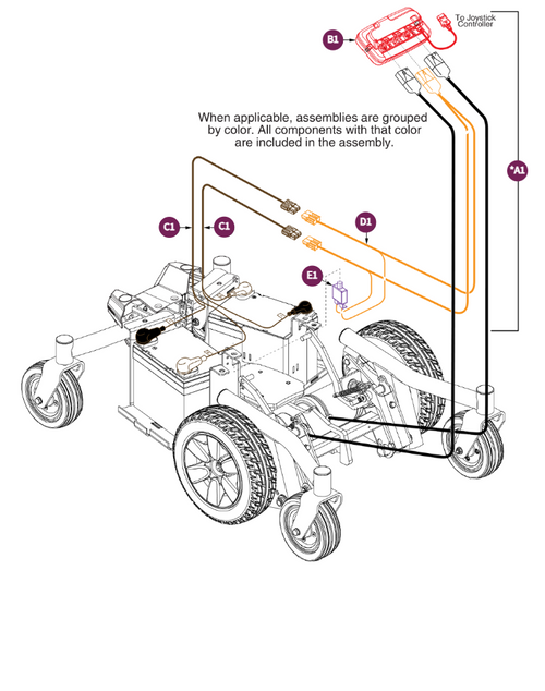 Electrical Assy, Jazzy Select 6 2.0, GC3