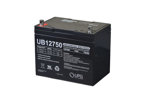 UPG Universal Sealed Lead Acid Battery-AGM-type, Group 24 12V, 75 Amps
