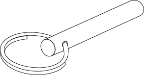 PIN, COTTERLESS DETENT W/ RING, .25 DIA X 1.5 GRIP LG (DWG B1005-168)-AF