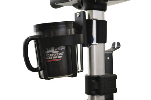 CUP HOLDER FOR EXPOSED TUBING