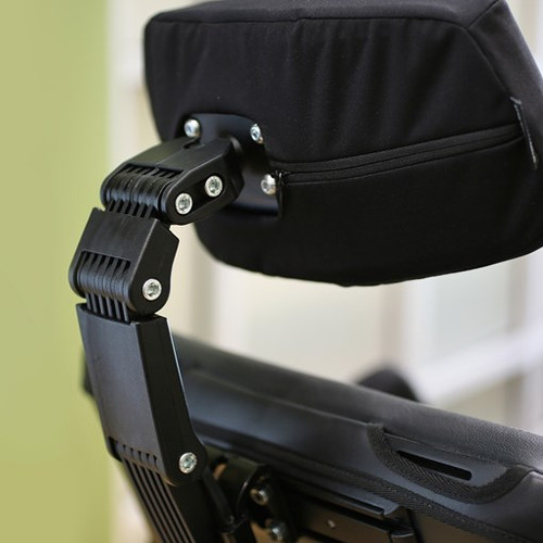 Permobil headrest with Link Hardware