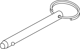 PIN,COTTERLESS DETENT W/RING,.375" DIA X 2.00" GRIP LENGTH,B-1005-169-AAB