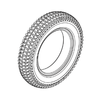 Quantum Drive Tire, Black, 14