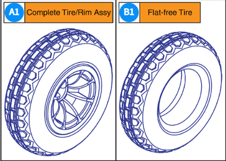Quantum Drive Tire, Black, 14