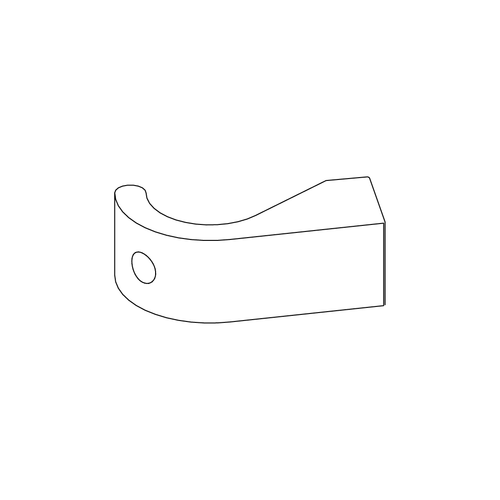 BACK PLATE BRACKET,T-SLOT,1",C-1306-024