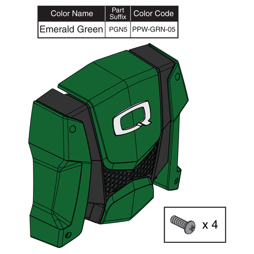 ELECTRONICS BOX,ASSY,EMERALD GREEN,TRU-BALANCE 3,W/MOUNTING HARDWARE