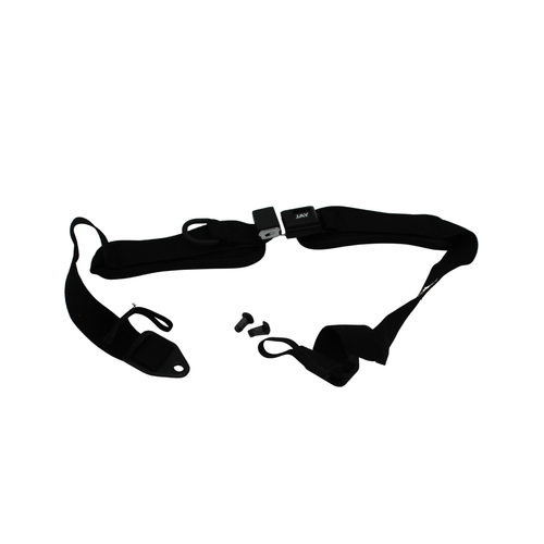 OPEN BOX- Jay 2 Point Seat Belt 5.5" Padded, Single Pull, 1" Webbing