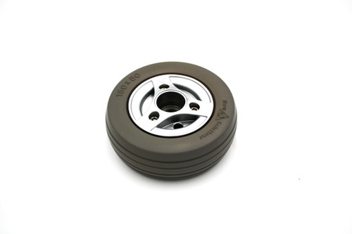 Grey tire/Silver Rim Caster Wheel