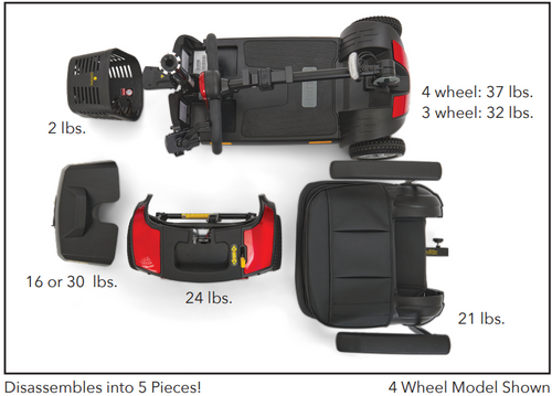 Golden Technologies Buzzaround XL 3-Wheel