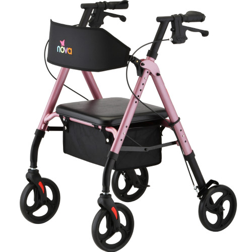 STAR 8 WB ROLLING WALKER- PINK